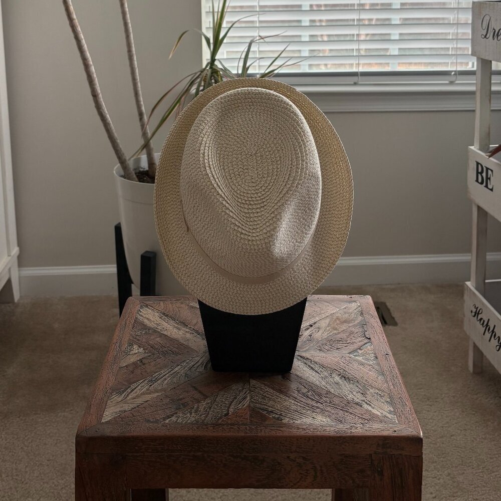 Sonoma Goods For Life Women's Packable Ivory Combo Classic Fedora Size OS - Picture 1 of 8